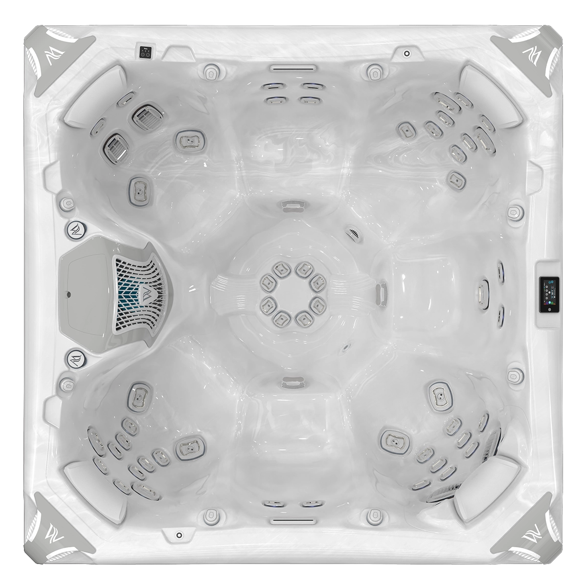 Wellis Elbrus Life hot tub top view