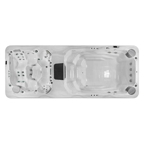 Wellis Rio Grande W-Flow swim spa top view
